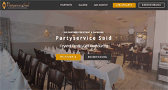 Desktop Screenshot of orient-said-partyservice.de